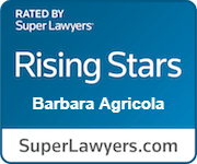 Rated by Super Lawyers Rising Stars Barbara Agricola SuperLaywer.com